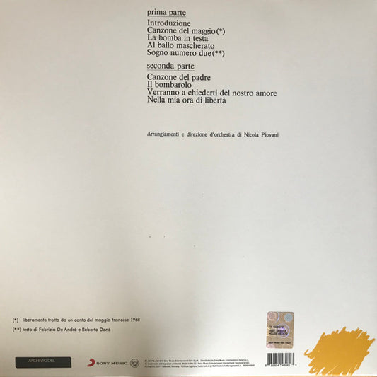Fabrizio De André - Storia Di Un Impiegato (nuovo)