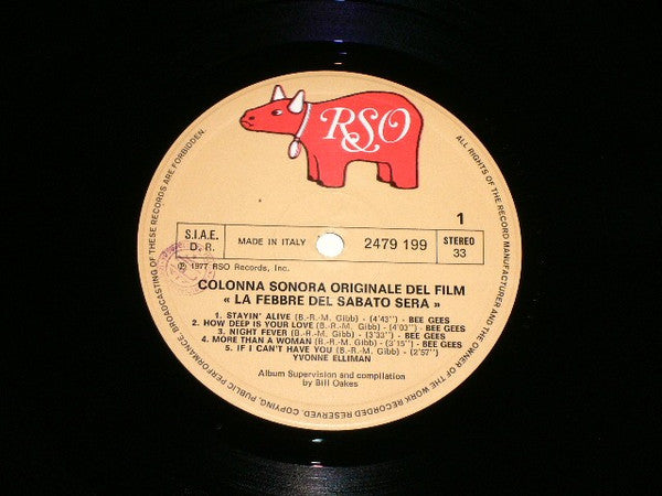 Various - La Febbre Del Sabato Sera = Saturday Night Fever (Colonna Sonora Originale Del Film)