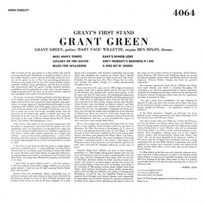 Grant Green - Grant's First Stand (nuovo)