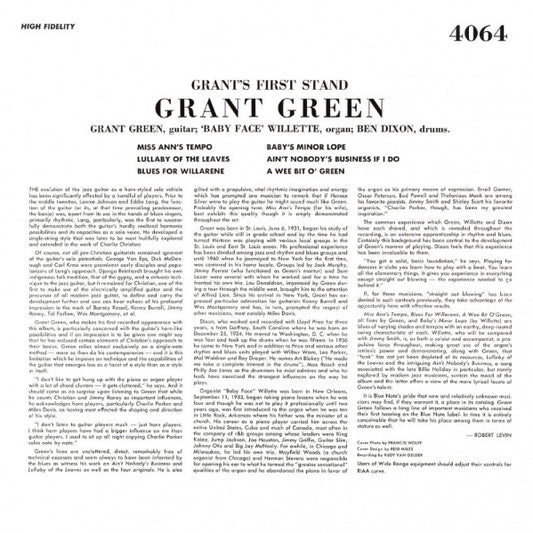 Grant Green - Grant's First Stand (nuovo)