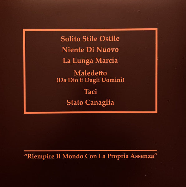 Drieu - Solito Stile Ostile