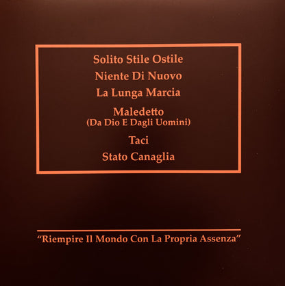 Drieu - Solito Stile Ostile