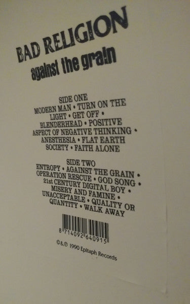 Bad Religion - Against The Grain (nuovo)
