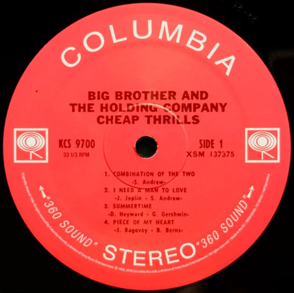 Big Brother & The Holding Company - Cheap Thrills (nuovo)