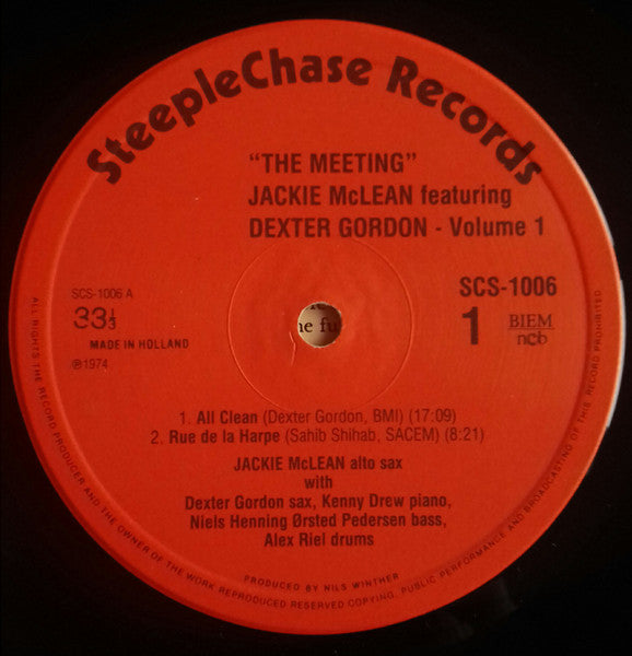 Jackie McLean - The Meeting Vol. 1