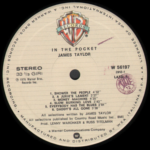 James Taylor - In The Pocket