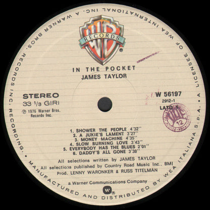 James Taylor - In The Pocket
