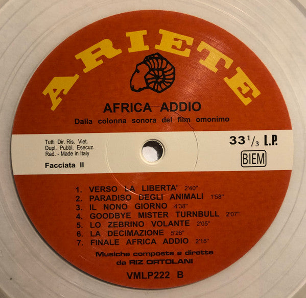 Riz Ortolani - Africa Addio (Colonna Sonora Originale Del Film) (nuovo)