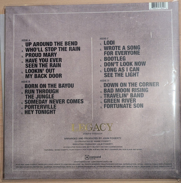 John Fogerty - Legacy: The Creedence Clearwater Revival Years (John's Version)