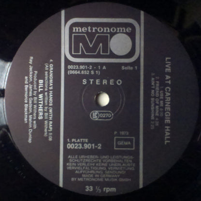 Bill Withers - Bill Withers Live At Carnegie Hall