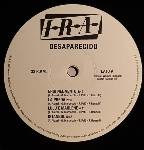 Litfiba - Desaparecido