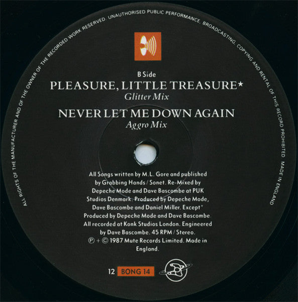 Depeche Mode - Never Let Me Down Again (Split Mix)