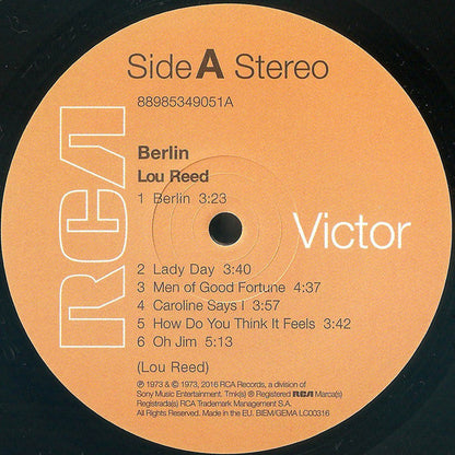 Lou Reed – Berlin (nuovo)