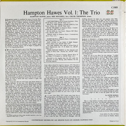 Hampton Hawes Trio - Hampton Hawes Trio, Vol. 1