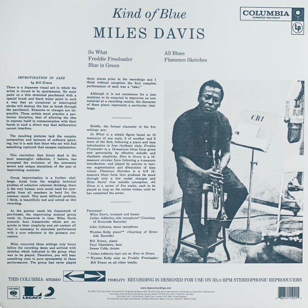 Miles Davis - Kind Of Blue