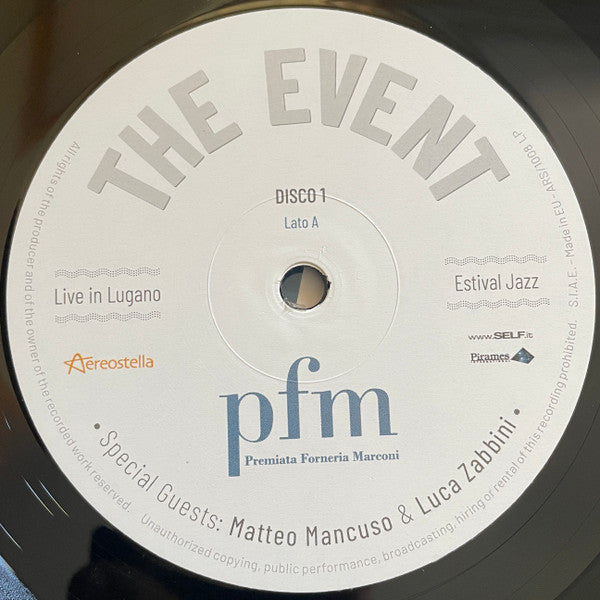 Premiata Forneria Marconi - The Event (Live In Lugano Estival Jazz) (nuovo)