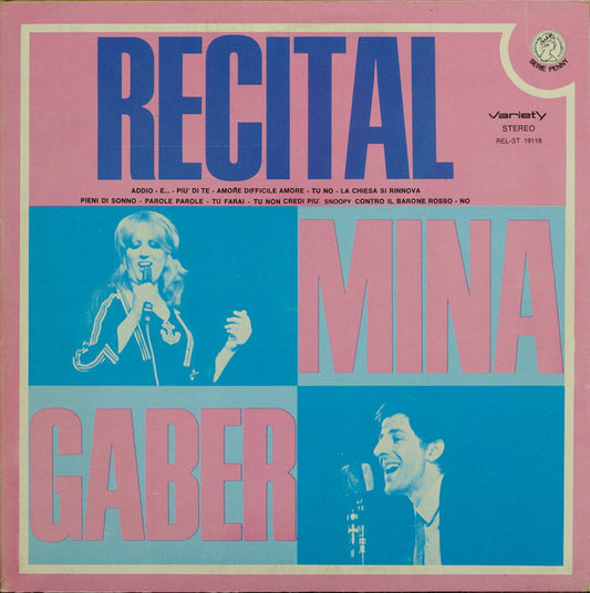 Mina, Gaber - Recital