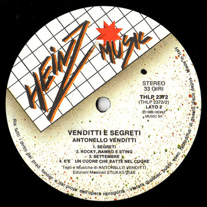 Antonello Venditti - Venditti E Segreti