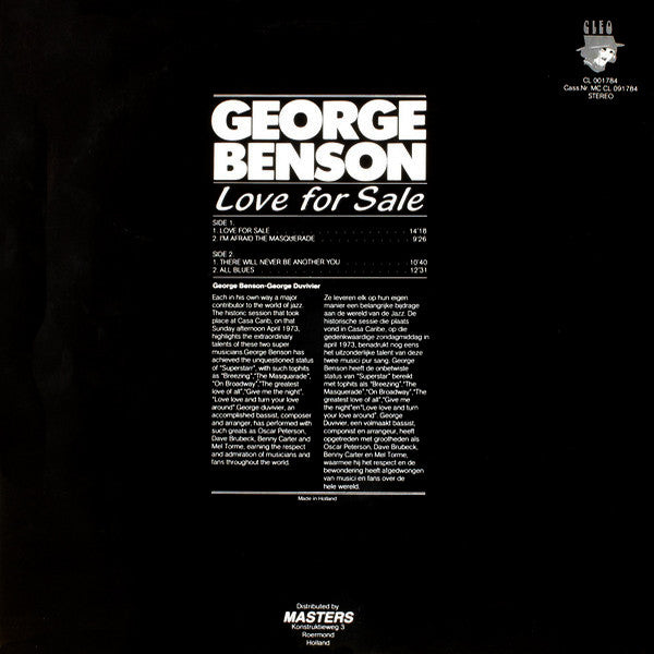 George Benson - Love For Sale