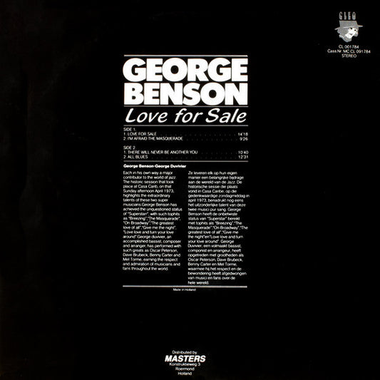 George Benson - Love For Sale