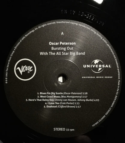 The Oscar Peterson Trio - Bursting Out With The All-Star Big Band