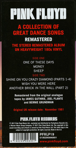 Pink Floyd - A Collection Of Great Dance Songs