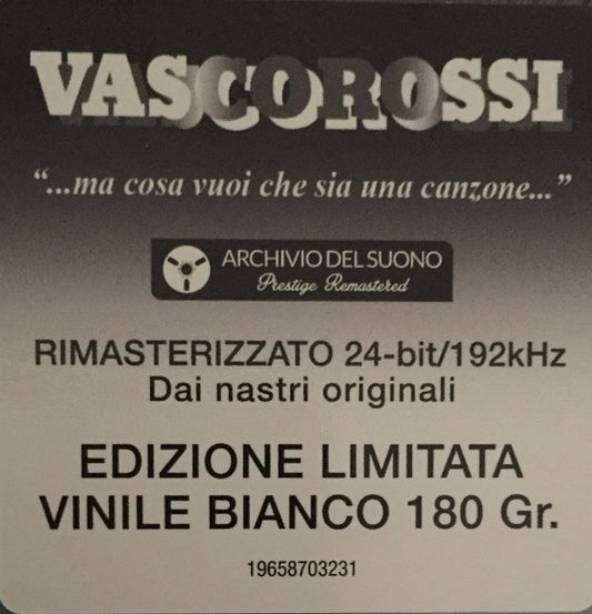 Vasco Rossi - "...Ma Cosa Vuoi Che Sia Una Canzone..."