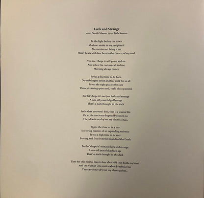 David Gilmour - Luck And Strange
