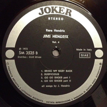 Jimi Hendrix - Rare Hendrix Vol. 4