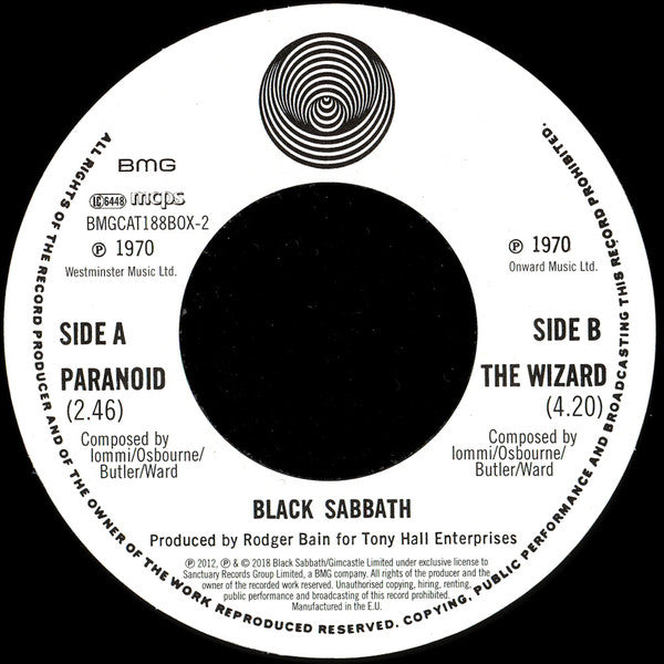 Black Sabbath - Supersonic Years: The Seventies Singles Box Set