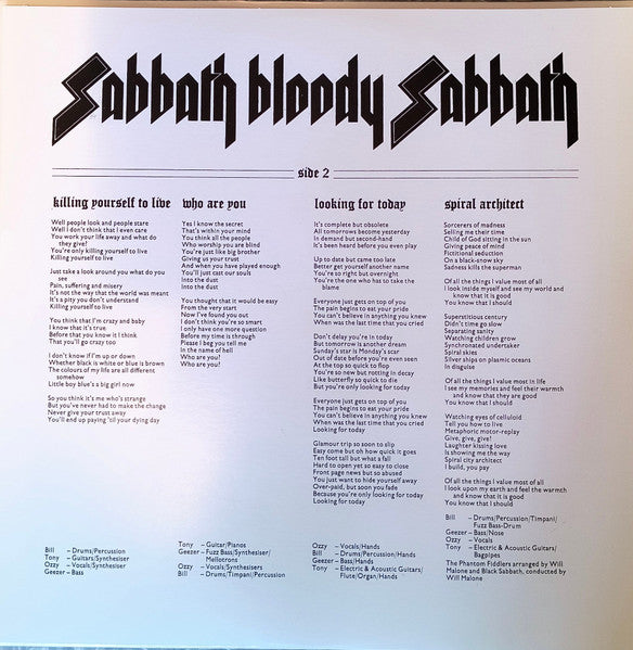 Black Sabbath - Sabbath Bloody Sabbath (nuovo)