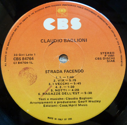 Claudio Baglioni - Strada Facendo