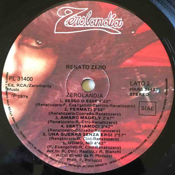 Renato Zero - Zerolandia