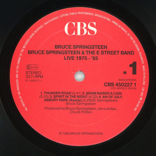 Bruce Springsteen & The E-Street Band - Live/1975-85 (box)