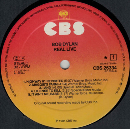 Bob Dylan - Real Live