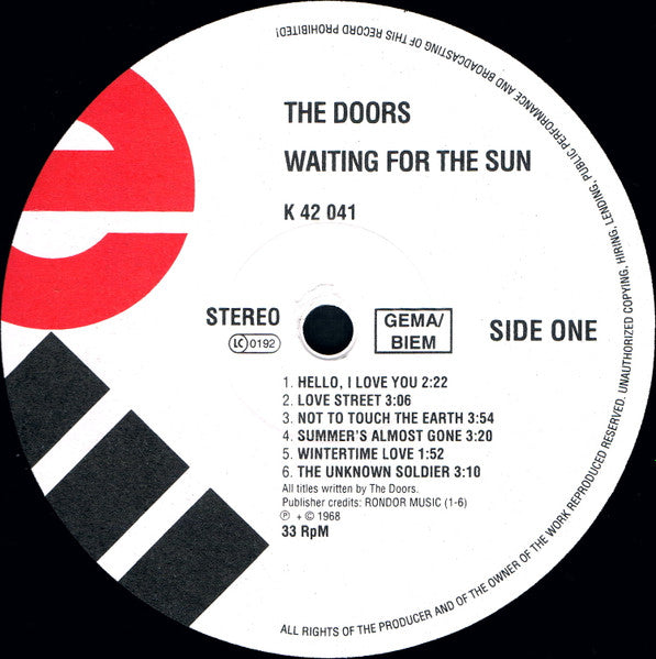 The Doors - Waiting For The Sun (nuovo)