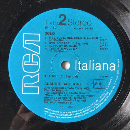 Claudio Baglioni - Solo