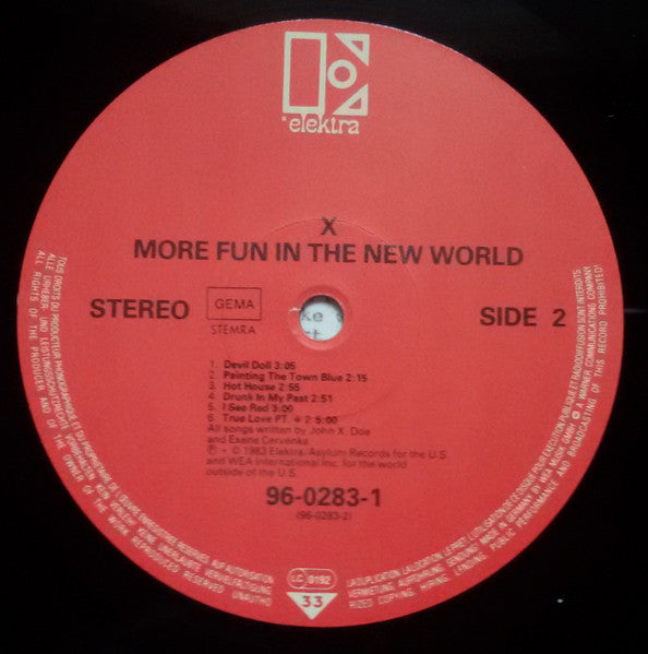 X - More Fun In The New World
