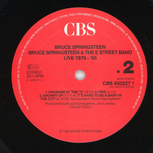 Bruce Springsteen & The E-Street Band - Live/1975-85 (box)