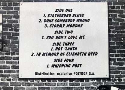 The Allman Brothers Band - The Allman Brothers Band At Fillmore East