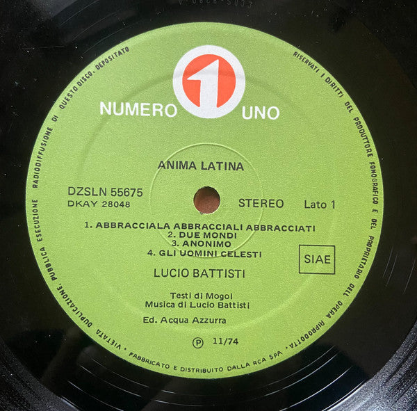 Lucio Battisti - Anima Latina