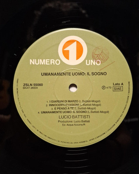 Lucio Battisti - Umanamente Uomo: Il Sogno.