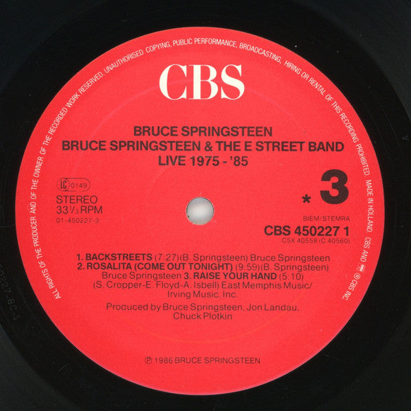 Bruce Springsteen & The E-Street Band - Live/1975-85 (box)