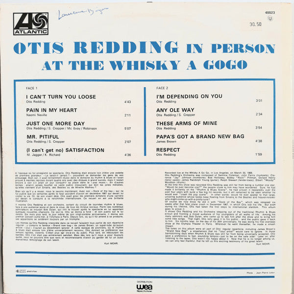 Otis Redding - In Person At The Whisky A Go Go