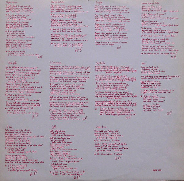 Alberto Fortis - Fragole Infinite