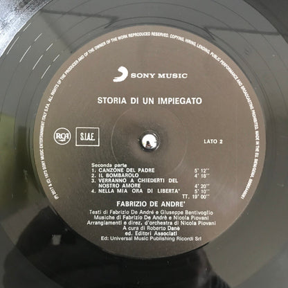 Fabrizio De André - Storia Di Un Impiegato (nuovo)