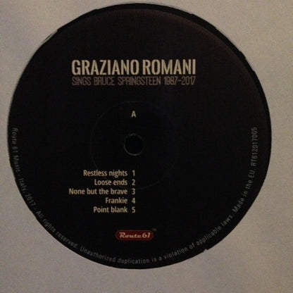 Graziano Romani - Sings Bruce Springsteen 1987-2017 (nuovo)