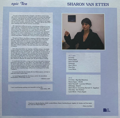 Sharon Van Etten - Epic Ten (nuovo)