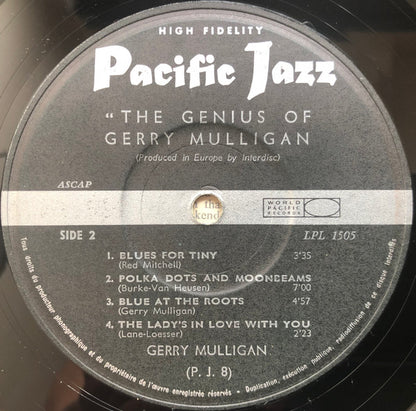 Gerry Mulligan - The Genius Of Gerry Mulligan