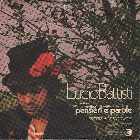 Lucio Battisti - Pensieri E Parole (7")